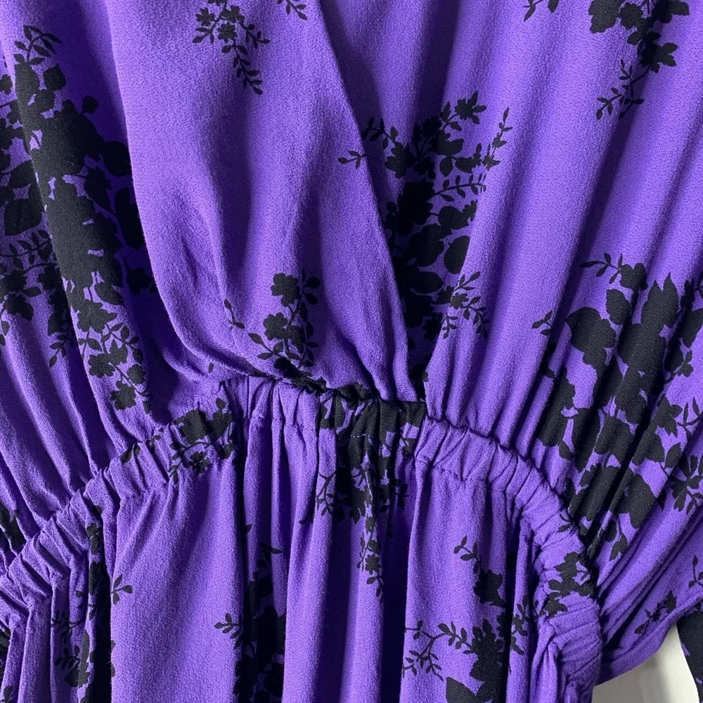 BLOGGERS FAVE/ ZARA DRESSES PURPLE/FLORAL PRINT SZ S - Picture 10 of 13